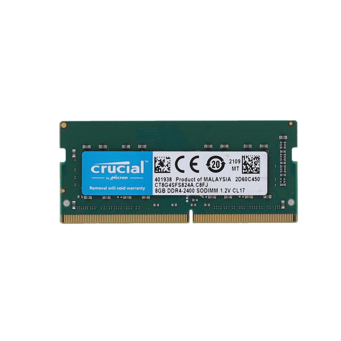Crucial 8GB (1x8GB) PC4-19200S 1Rx8 Laptop Memory