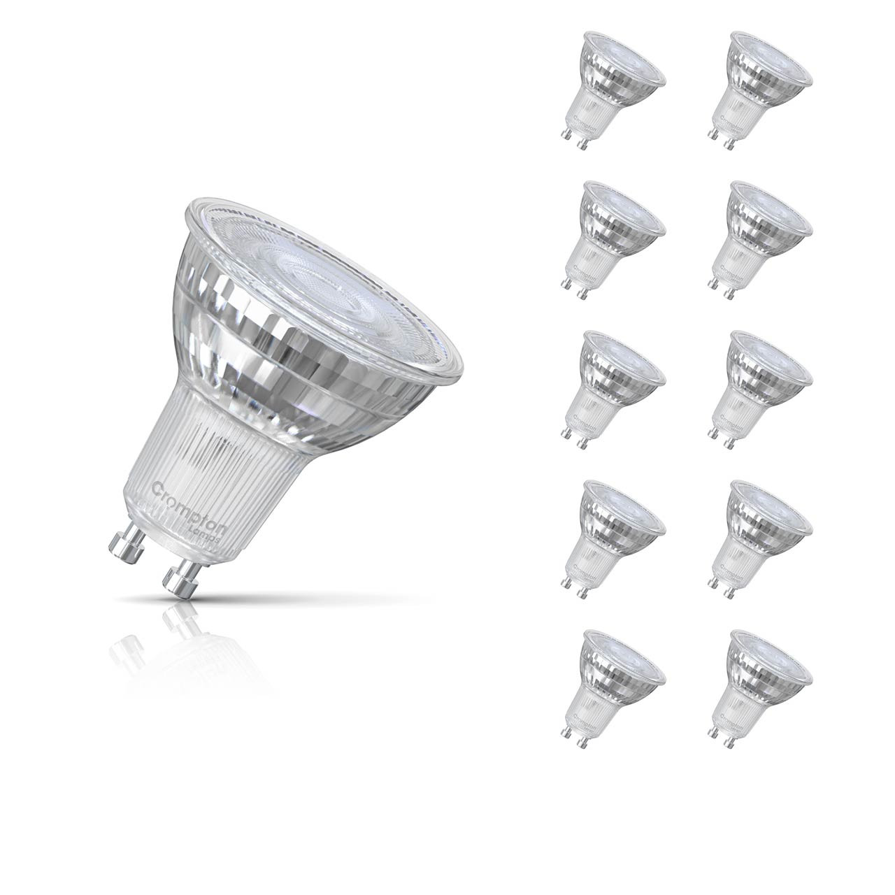 10Pack Crompton GU10 Spotlight LED Light Bulbs …