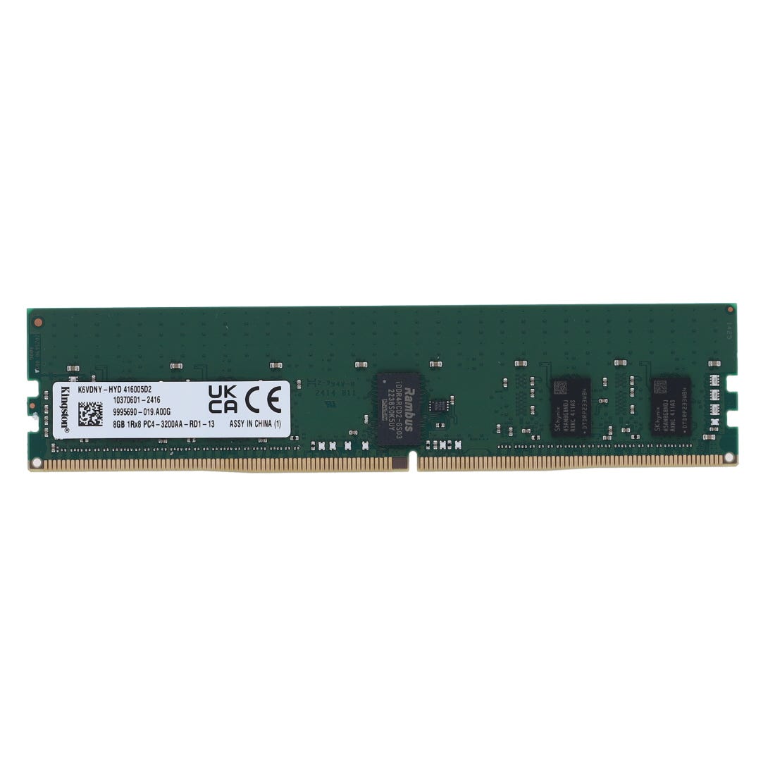 Kingston 8GB (1x8GB) PC4-25600AA-R 1Rx8 Server Memory