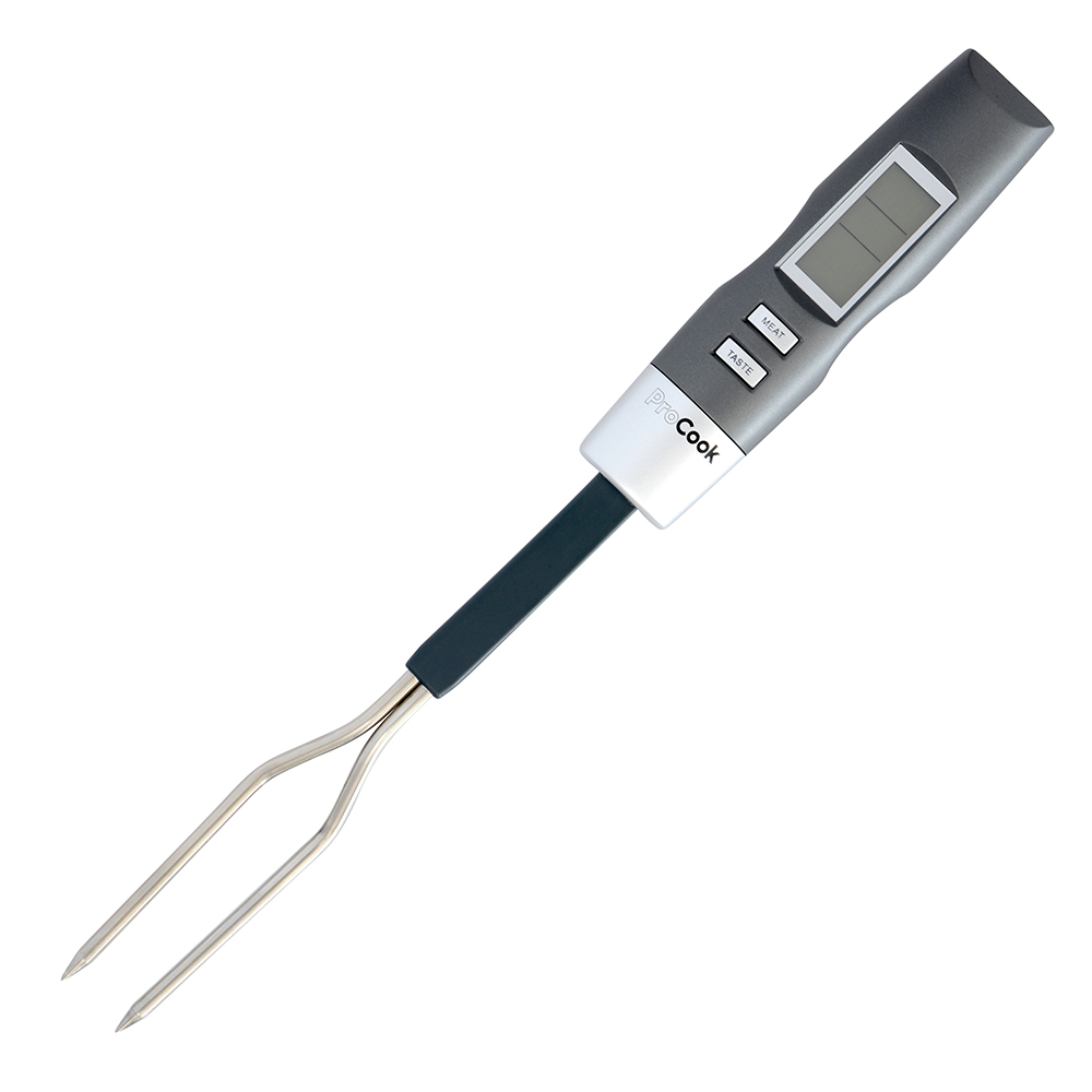 ProCook Stainless Steel Meat Thermometer, 35.5cm - …